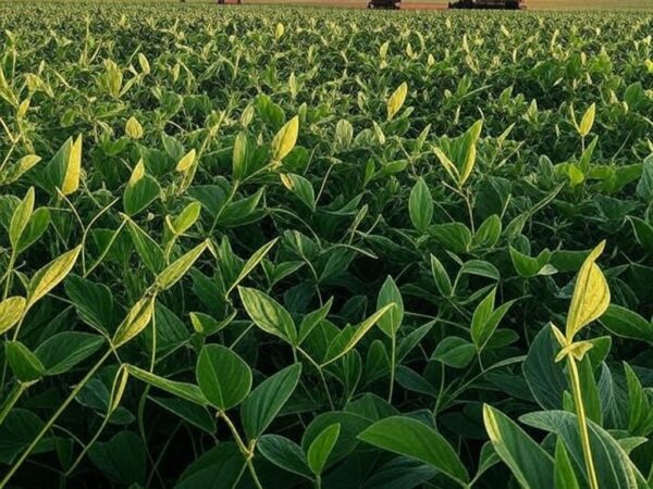 Campos de soja no Brasil representando crescimento de captação via CPR para R$ 150 bilhões.