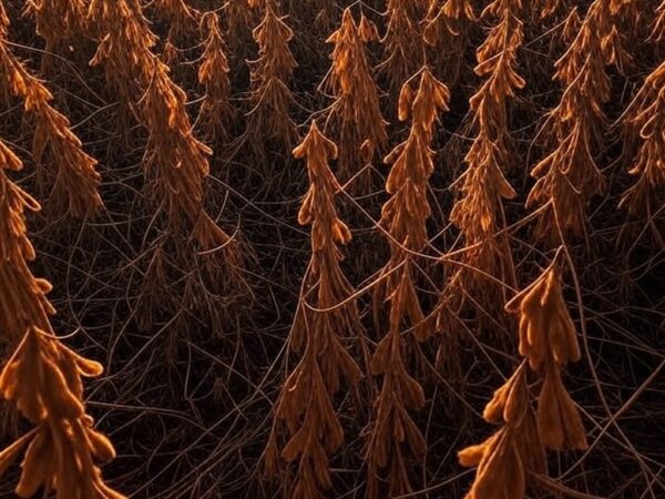 Campos de soja em Maracaju, MS, afetados por calor excessivo, atrasando colheita para menos de 1%.