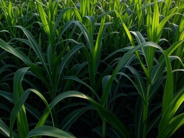 Lavoura de milho no Brasil afetada pela cigarrinha-do-milho, monitorada por novo observatório.