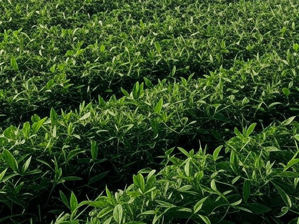 Plantação de soja no Brasil, simbolizando o Plano Safra com R$ 40,2 bilhões em créditos e alta de 20%.