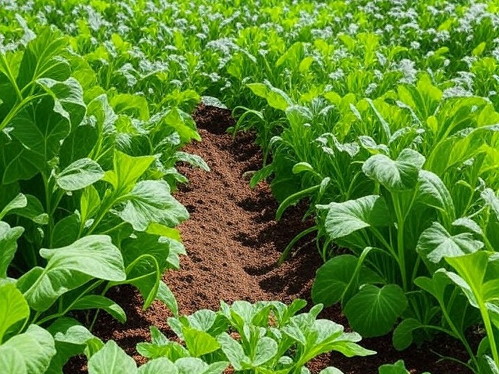 Horta inteligente com automação no Paraná, otimizando produção rural no Brasil.