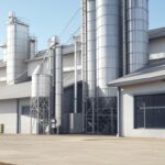 Unidade industrial da Josapar no Rio Grande do Sul, renovando certificações FSSC 22000, em paisagem pampeana.