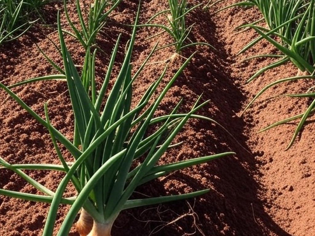Campos de cebola no Rio Grande do Sul com alta produtividade, safra de 332 mil toneladas.