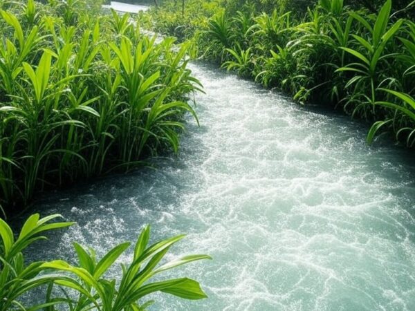 Paisagem sustentável na Mata Atlântica brasileira, representando norma de sustentabilidade do Programa Selo Verde Brasil.