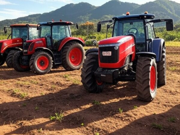 Máquinas agrícolas entregues a municípios do Rio de Janeiro em investimento de R$ 5 milhões pelo Mapa.