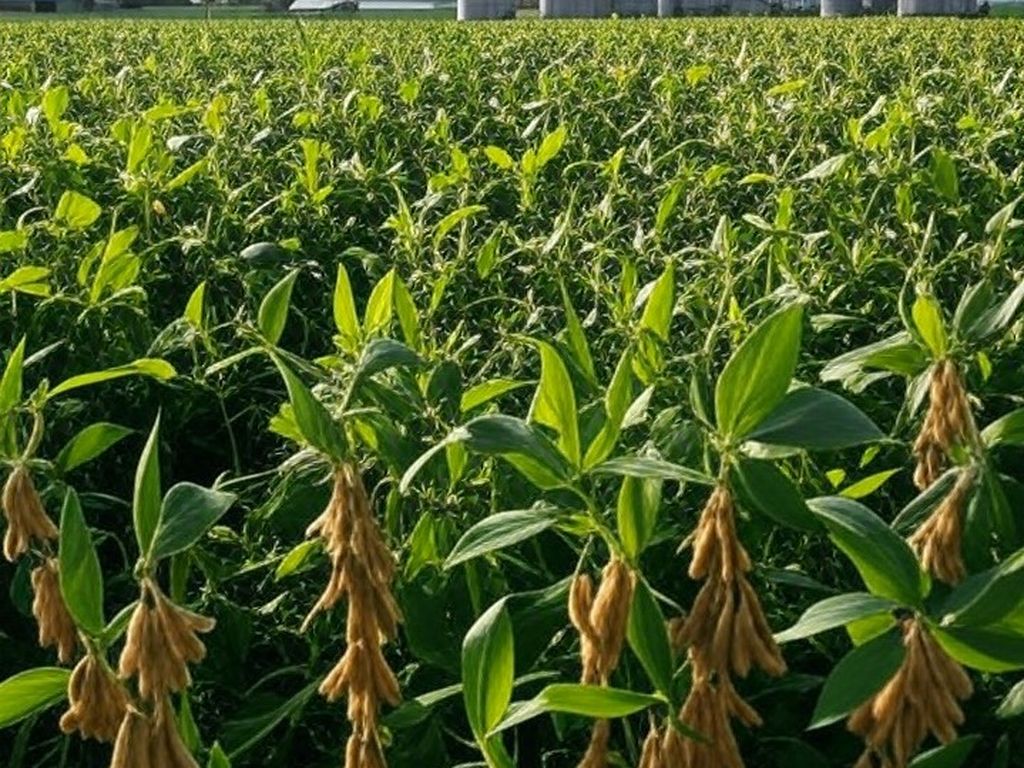 Campos de cultivo no Paraná representando o crescimento econômico da Lar Cooperativa no agronegócio brasileiro.