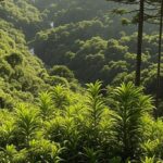 Floresta densa da Mata Atlântica no Paraná, com árvores e vegetação preservada, representando consolidação do Código Florestal.