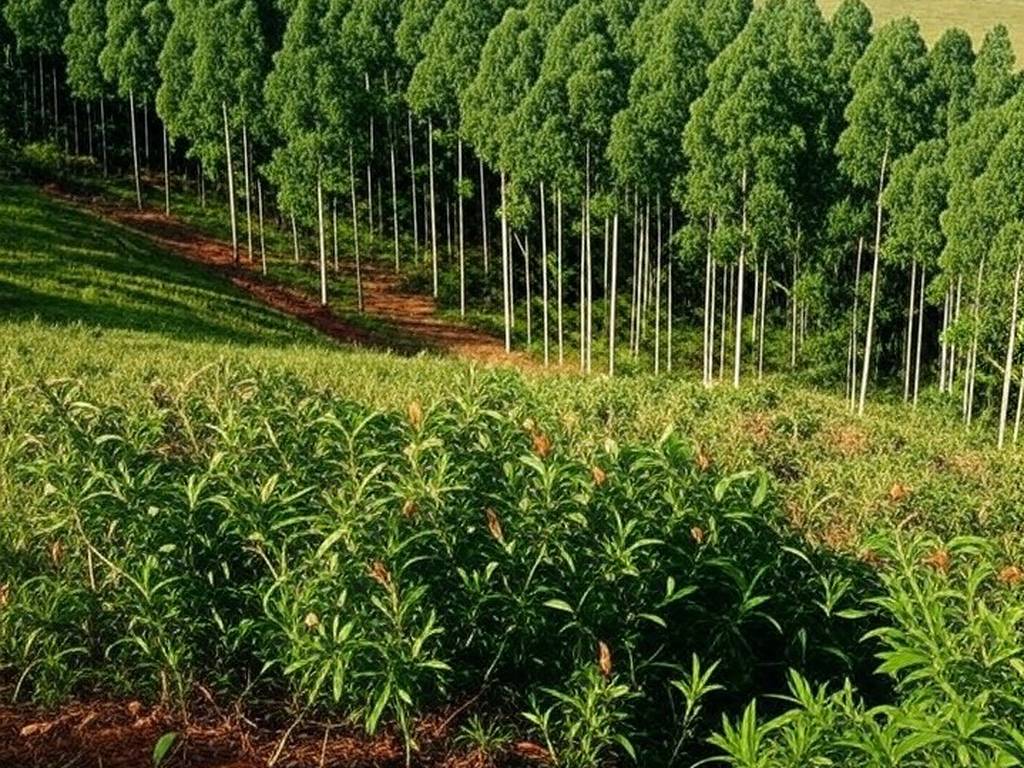 Plantação de eucaliptos editados com CRISPR aprovada pela CTNBio no Brasil.