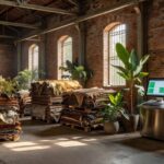 Fábrica de couros brasileira com tecnologia de IA para exportações sustentáveis no 13º Fórum de Sustentabilidade.