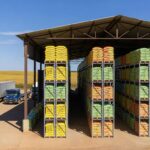 Armazém de distribuição de insumos agrícolas no Brasil, representando venda da unidade da Lavoro Agro para AGI.