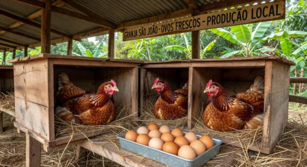 Processo de produção do ovo pela galinha — Foto: Reprodução / Globo Rural