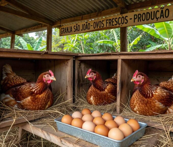 Processo de produção do ovo pela galinha — Foto: Reprodução / Globo Rural
