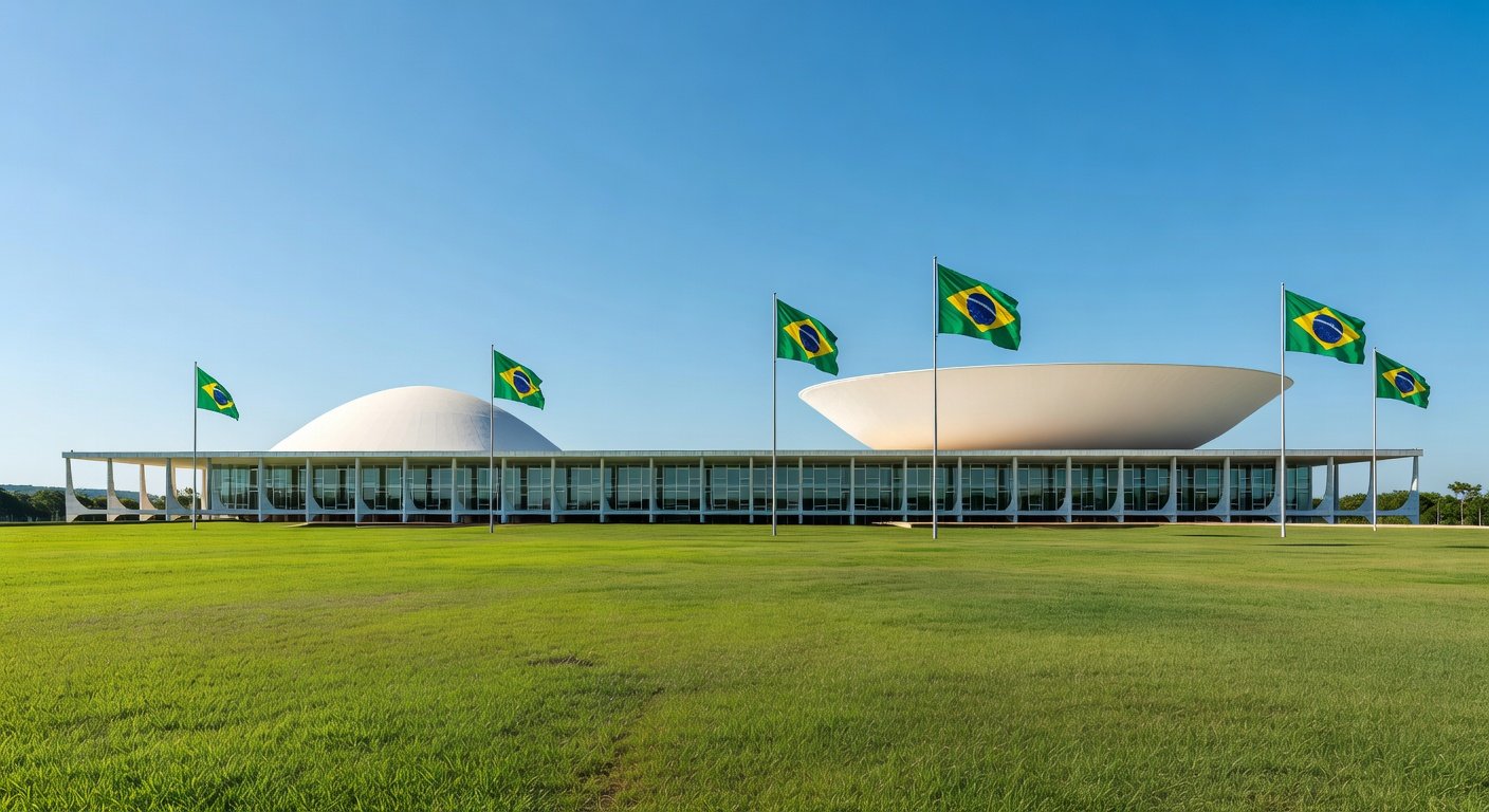 Congresso Nacional em Brasília, simbolizando comissão parlamentar de inquérito sobre eventos políticos.