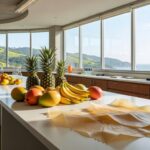 Frutas e legumes que iriam para o lixo viram couro vegetal comestível em projeto desenvolvido pelo Ifes em Venda Nova do Imigrante, no Sul do Espírito Santo — Foto: TV Gazeta